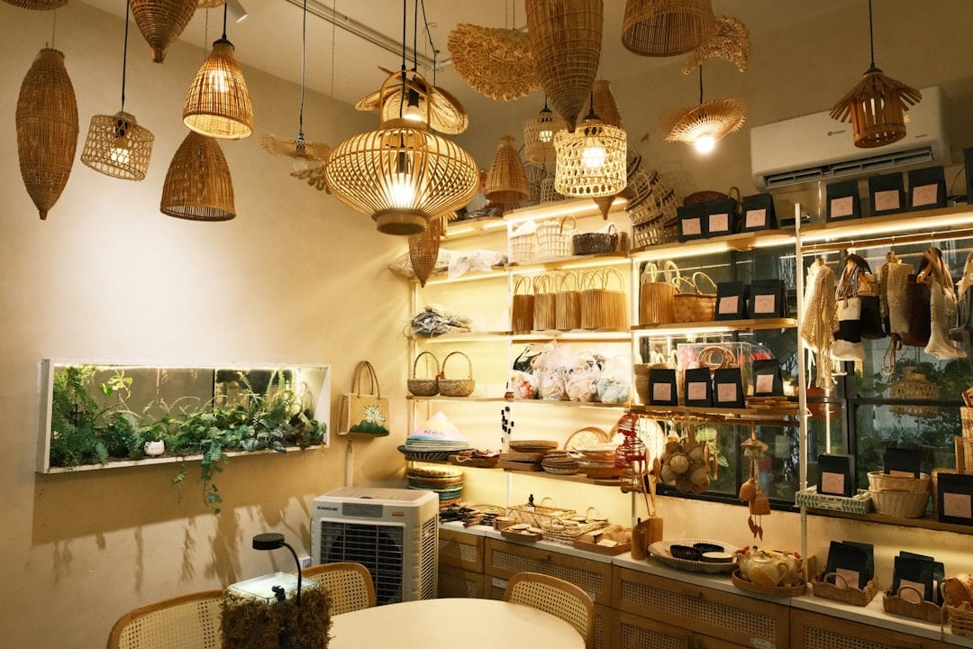 Warm and friendly pet shop interior